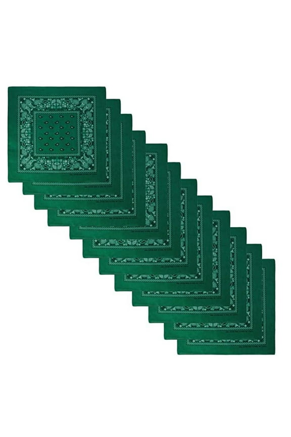 Bandana 12Pc Bandanas for Men And Women Fashion Bandana Soft And Durable Bandana Bandanas for Women Polyester