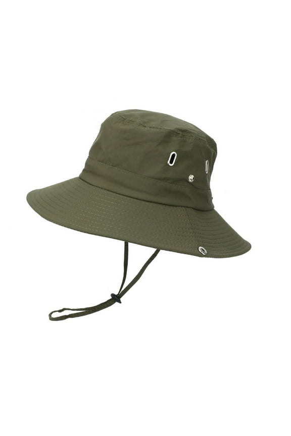 Baseball Cap Bucket Hat Wide Brim Sun Hat Boonie Hats Fishing Hiking Outdoor Hats for Men And Women Army Green