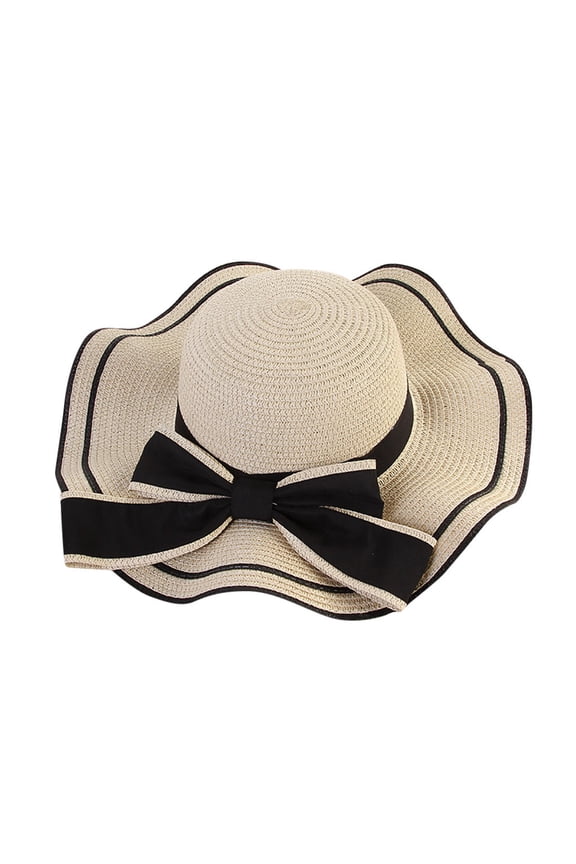 Baseball Caps in Sale, Women's Beach Straw Hat Jazz Visor Panama Hat Fedora Hat Gangster Hat Hat Beige