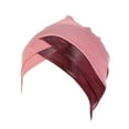 thumbnail image 1 of Hontri Baseball Caps in Sale, Women's Casual Head Hat Hat Headdress Muslim Turban Hat Turban Hat Hat Pink, 1 of 4