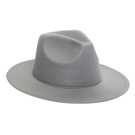 Hontri Baseball Caps in Sale, Women's Punchable Wool Felt Outback Hat Panama Hat Wide Brim Hat