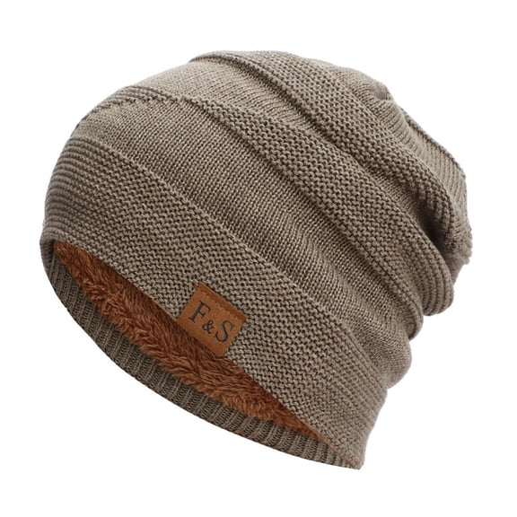 Hontri Beanie for Women Skull Cap Men Womens Autumn And Winter Fashion Warm Pullover Hat Stacking Cap Ear Cap Frost Proof Cap Caps Men Women Khaki