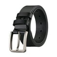 thumbnail image 1 of Hontri Belt in Clearance, Cowhide Pin Buckle Belt Men's Single Layer Leather Perforated Belt Female, 1 of 9