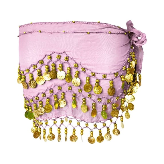 Hontri Belt on Sale, Women's Carnival Sequin Tassel Waist Chain Hip Scarf Performance Belt Waistband Belts for Women