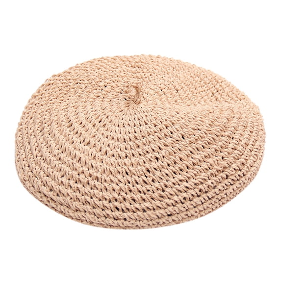 Hontri Berets Hats Women in Sale, Beret Artist Hat French Hat Casual Solid Color Breathable Hat Women Pink