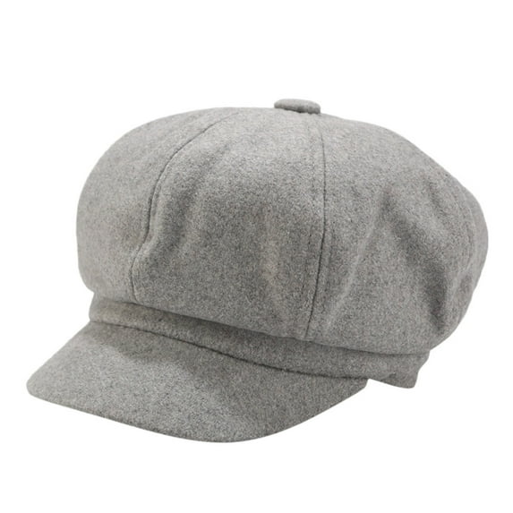 Hontri Berets Hats Women in Sale, Retro Women's Winter Solid Color Hat Beret Korean Painter Newsboy Beret