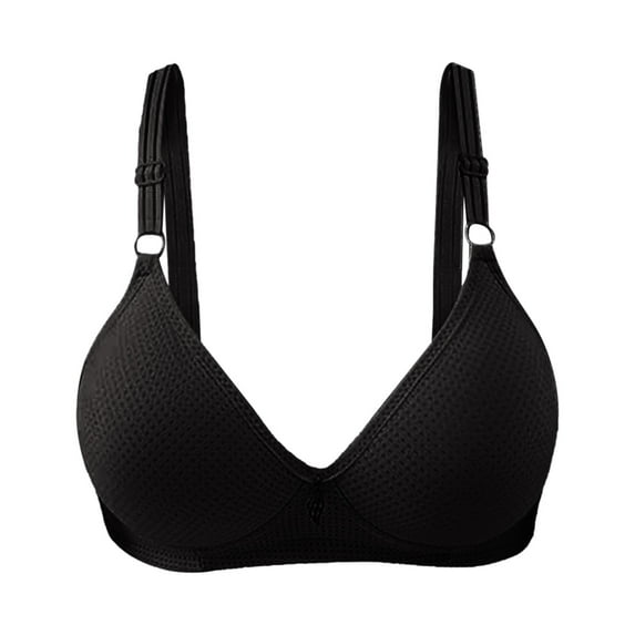 Hontri Bra Clearance Clothes under $5.00-Seamless Bras for Women,Bras for Women Push up Wireless Solid Color Underwear Adjustable Breathable Comfort Support Anti Drop Bra