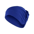 thumbnail image 1 of Hontri Chemo Headwear Women Solid Beading Hat Muslim Ruffle Cancer Chemo Hat Wrap Cap Turbans for Women, 1 of 5