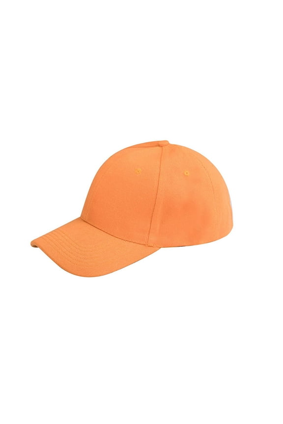 Classic Dad Hat on Sale, Hat Cotton Light Plate Solid Color Baseball Cap Men's Hat Outdoor Sun Hat Orange