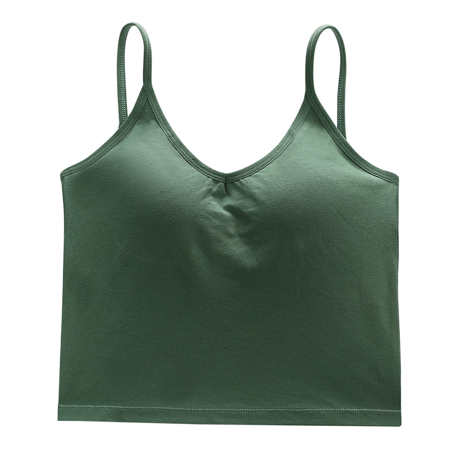 Hontri Clearance! Women's Tanks & Camis Women's Solid Colour V Neck ...