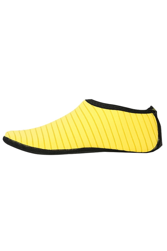 Comfort Running Socks Men's and Women's Water Socks Barefoot Speed Dry Anti-Skid Water Socks Yoga Yellow L