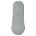 thumbnail image 1 of Hontri Cotton Sock Slippers in Clearance, 1 Pairs Male Summer Mesh Socks Solid Invisible Breathable Sock Slippers, Male Grey One Size, 1 of 9