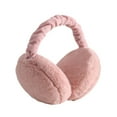 thumbnail image 1 of Hontri Ear Muffs for Winter Women Women Winter Ear Adjustable Faux Ear Warmer Warm Windproof Plush Earmuffs Foldable for Men Girl Ear Muffs Pink 2, 1 of 2