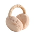 thumbnail image 1 of Hontri Ear Muffs in Sale, Women's Winter Ear Adjustable Artificial Ear Warmer Warm Windproof Plush Earmuffs Foldable Men Girls Earmuffs Yellow, 1 of 5