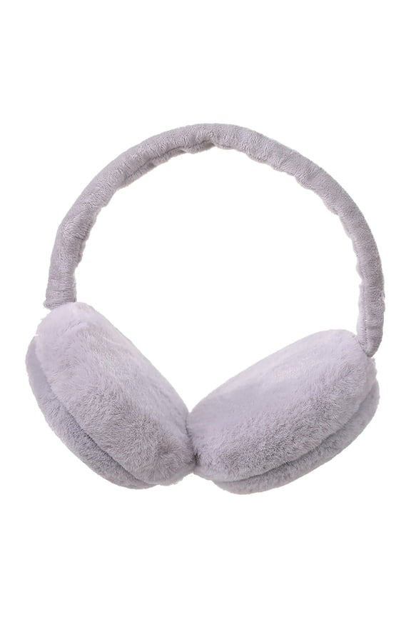 Ear Muffs for Winter Women Women Winter Ear Adjustable Faux Ear Warmer Warm Windproof Plush Earmuffs Foldable for Men Girl Ear Muffs Grey