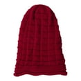thumbnail image 1 of Hontri Fisherman Beanie Women's Fashionable Warm Knitted Hat Small Woolen Hat Casual Hat Caps Men Women Red 2, 1 of 3