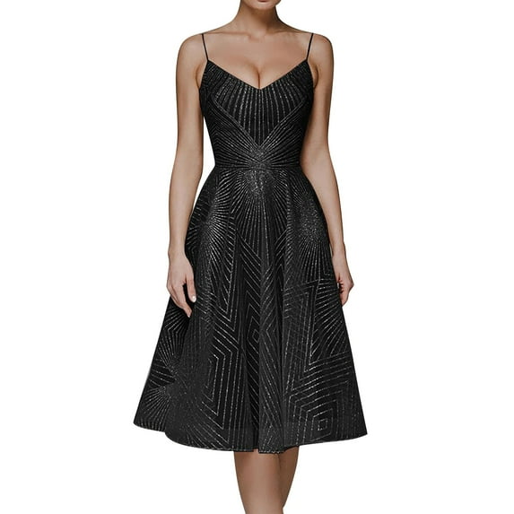 Hontri Formal Dresses for Women Women's A Line Lace Appliques Long Wedding Dresses for Bride Chiffon Boho Bridal Gowns with Split Wedding Guest Dresses for Women Black,L