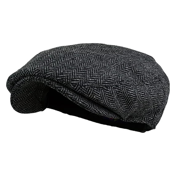 Hontri French Beret Hat Men Women Soft Plaid Retro Hats Casul Breathable Winter Warm Comfort Beret Beret Hats