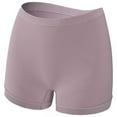 thumbnail image 1 of Hontri Full Coverage Boyshorts Underwear - Women's Soft Stretch Shorts (Everyday Comfort, No-Ride Design) Gray 1 M, 1 of 5