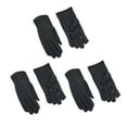 thumbnail image 1 of Hontri Gloves for Women Cold Weather 3 Pairs Cotton Gloves Resuable Soft Works Glove Or Moisturizing Hands Jewelry Archival Costume Inspection Gloves for Women Black, 1 of 4