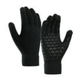 thumbnail image 1 of Hontri Gloves for Women Cold Weather Cuff Winter -Screen for Men Gloves -Slip Gloves Upgraded Knit Soft Thermal Elastic Women Gloves Gloves for Women Black, 1 of 6