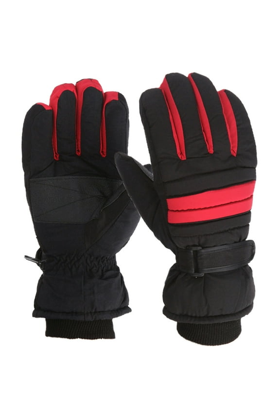 Gloves for Women Cold Weather Winter Outdoor Adult Man And Women Snow Skating Snowboarding Windproof Warm Gloves for Cycling And Skiing Gloves for Women Red