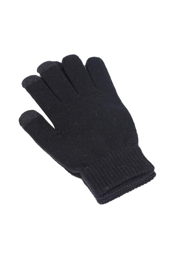 Gloves for Women Cold Weather Men And Women Autumn And Winter Knitted Padded Warm Wool Gloves Gloves for Women Black