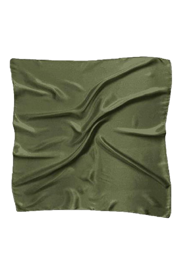Handkerchief in Clearance, Satin Silk Large 90X90 Cm Square Plain Nautical Head Neck Scarf Wrap 24 Colours, Unisex A One Size