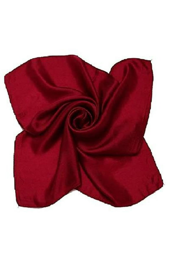 Handkerchief in Clearance, Satin Silk Large 90X90 Cm Square Plain Nautical Head Neck Scarf Wrap 24 Colours, Unisex J One Size