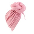 thumbnail image 1 of Hontri Hats for Cancer Patients Women Clearance! Women Cancer Head Scarf Hat Cap Hair Scarf Turban Head Wrap Turban Hats Headwear Pink, 1 of 3
