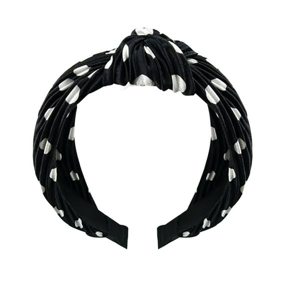 Hontri Heardband in Sale, Fashionable Velvet Bow Headband Female Hairband Sweet Girl Hairband 1Pc Hairband Black