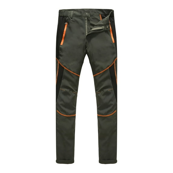 Hontri Hiking Windproof Couple Dry Trousers Outdoor Men Quik Pants Men's Pants Men's Casual Pants Army Green S