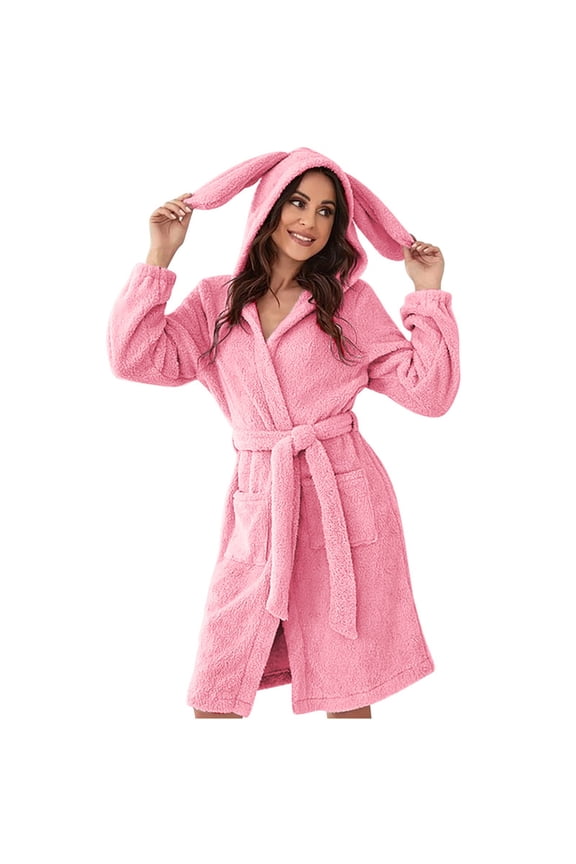 Hontri Hotel Bathrobe | -Robes for Women,Sweatshirt Rhinestone Printed Padded Jacket Loose Zipper Hoodie Jacket