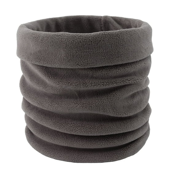Hontri Neckerchief in Sale, Autumn and Winter Warm Scarf for Men and Women Casual Double-Layer Fleece Versatile Outdoor Solid Color Pullover Head and Neck Cover 1 Scarf