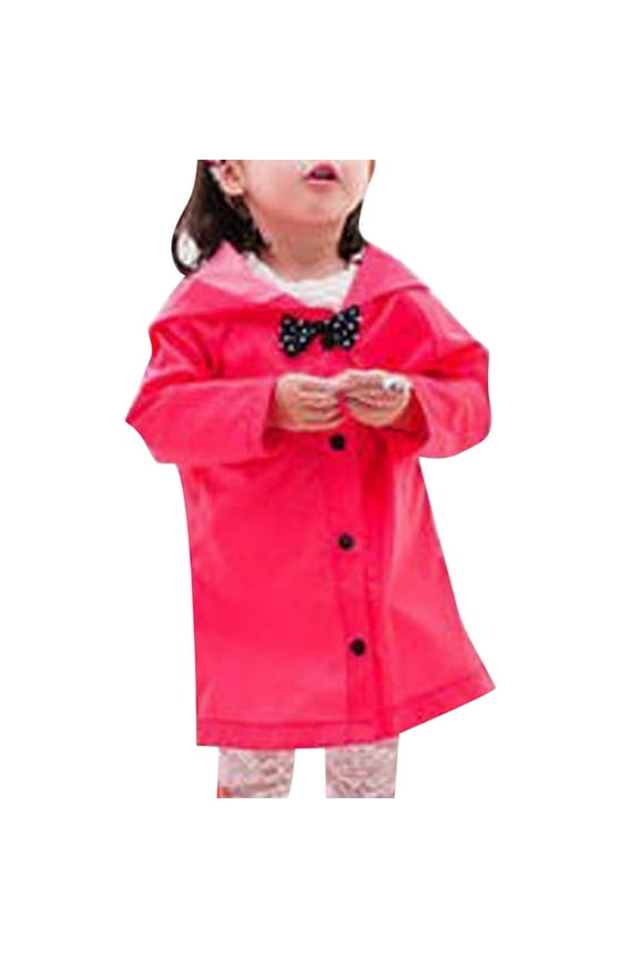 Scarf Shawl in Sale, Children's Hooded Button Long Jacket Bow Raincoat Lightweight Raincoat Shawl Wraps for Women Red