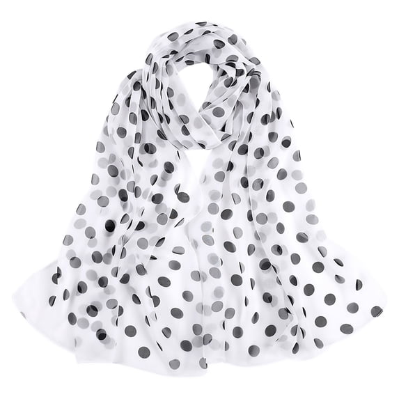 Hontri Scarf Women's Colorful Printed Scarf Simple Cotton And Linen Warm Shawl Muslim Headscarf Scarf Scarf for Women White