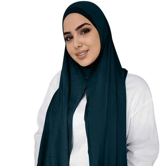 Hontri Scarf on Sale, Muslim Hijab Solid Color Long Scarf Scarf Cotton Scarf Women Fashion Beanie Headwrap Sleep Hat