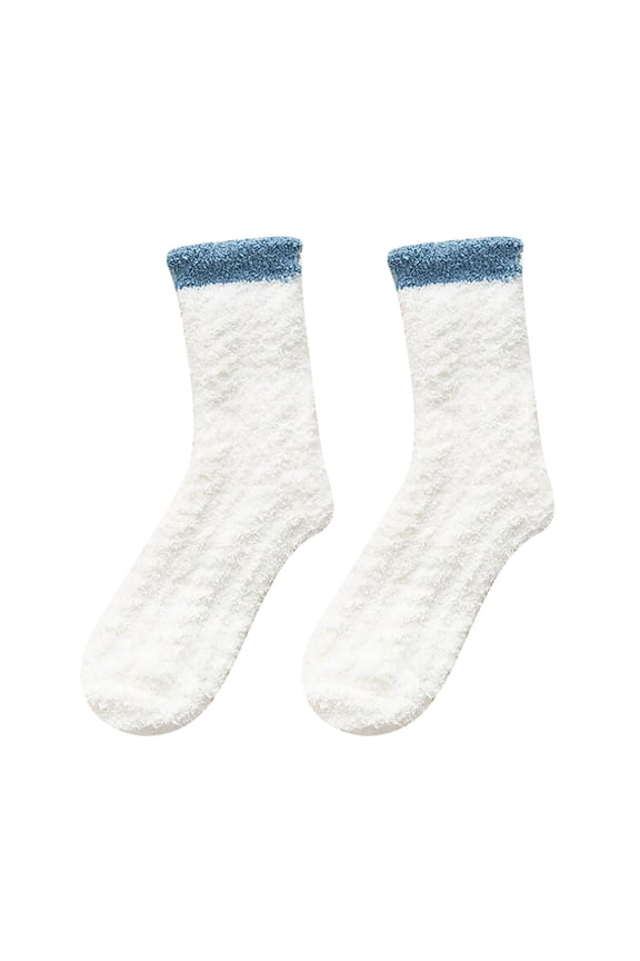 Scrunch Socks Clearance! Fashion Keep Warm Women Fashion Patchwork Ladies Patchwork Thick Socks White Slouch Socks for Women Under $5