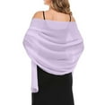 thumbnail image 1 of Hontri Shawl Wraps for Women Shawls And for Evening Dresses Chiffon Women Elegant Soft Silky Wedding Bridal Scarf Formal Dresses for Women, 1 of 5