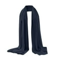thumbnail image 1 of Hontri Shawls and Wraps Women's Soft Solid Color Shawl Baotou Pearl Chiffon Shawl, 1 of 3