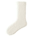 thumbnail image 1 of Hontri Slouchy Socks for Women Warm Christmas Fashion Windproof Printing Mid Tube Socks Long Tube Cotton Boot Socks for Women White, 1 of 9
