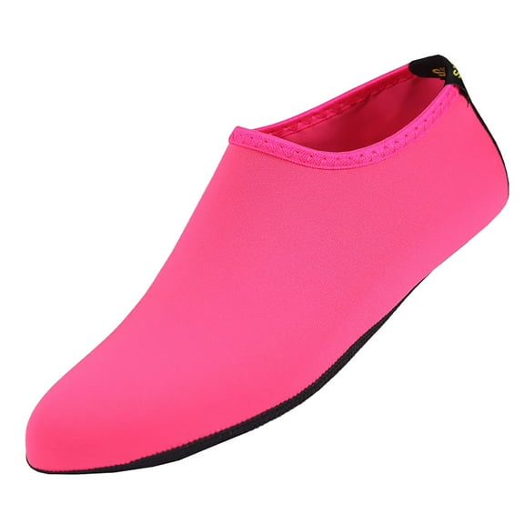 Hontri Socks in Clearance, Men's and Women's Water Socks Barefoot Speed Dry Anti-Skid Water Socks Yoga, Female Hot Pink M