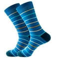 thumbnail image 1 of Hontri Socks in Sale, Adult Unisex Striped Colorful Street Style Medium Socks 1 Pair of Socks, 1 of 3