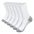 thumbnail image 1 of Hontri Socks in Sale, Men's Basketball Socks Solid Color Socks 5Pc Crew Socks Casual, 1 of 8