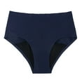 thumbnail image 1 of Hontri Swimwear Tankini for Women 2024 Deals under $20, Women's Black High Waisted Menstrual Underwear Retro Basic Full Coverage Mid Waist Bathing Suit Bottom Blue M, 1 of 3
