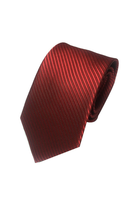 Ties for Men Mens Classic Jacquard Woven Striped Necktie Men's Tie Party Wedding Tie Neck Tie Mens Wine