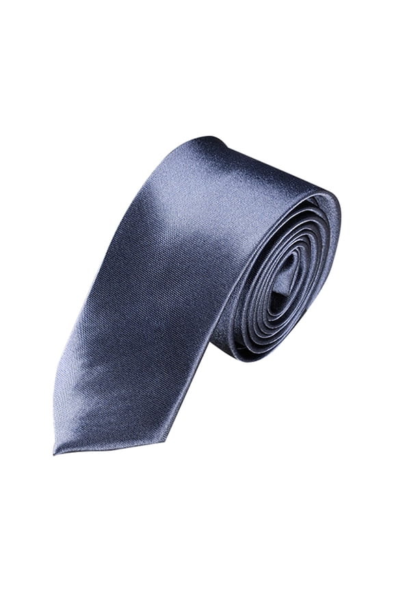 Ties for Men Slim Skinny Solid Necktie Dark Purple Necktie Men Plain Tie Party Wedding Black Ties for Men Silk Blend