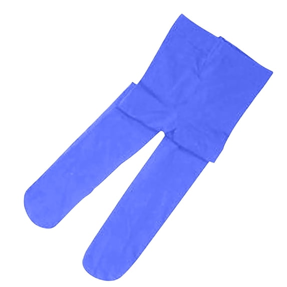 Hontri Tights for Women Color Elastic Pantyhose Ballet Long Dance Leggings Hosiery Stockings Tights Women Skin Tone Blue