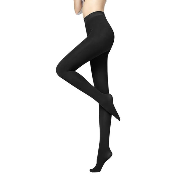 Hontri Tights for Women Women's Thermal Pants Velvet Tights Stretch Leggings Tights Women Skin Tone Black