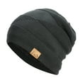 thumbnail image 1 of Hontri Trapper Hat Men Womens Autumn And Winter Fashion Warm Pullover Hat Stacking Cap Ear Protection Cap Frost Proof Cap Waterproof Winter Trappers Unisex Black, 1 of 5